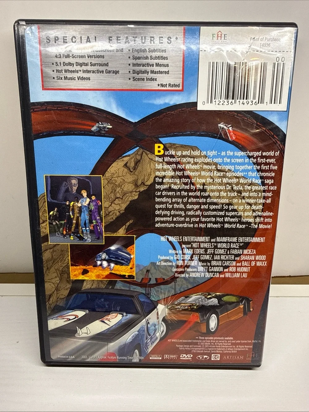 Hot Wheels World Race DVD Movie